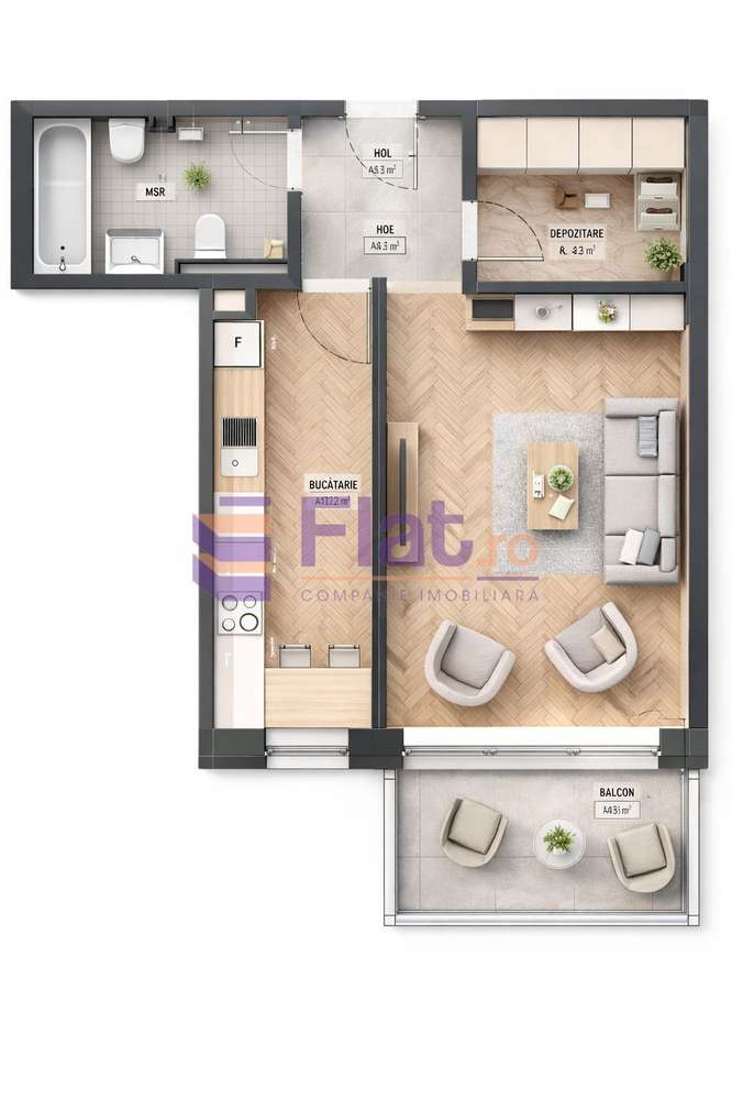 Garsoniera I Grandis Residence I Tractorul-1