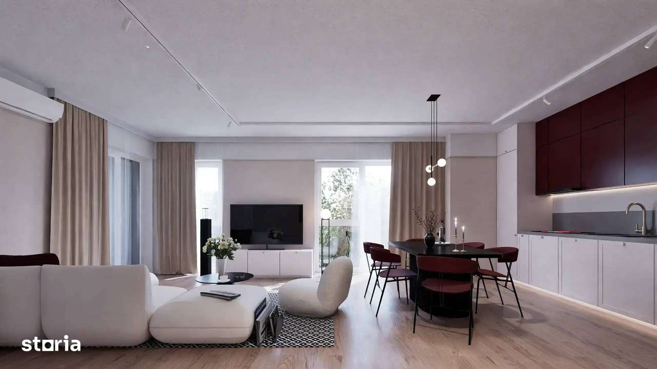 Penthouse 3 camere NOU de vanzare de la dezvoltator avans 5%-8