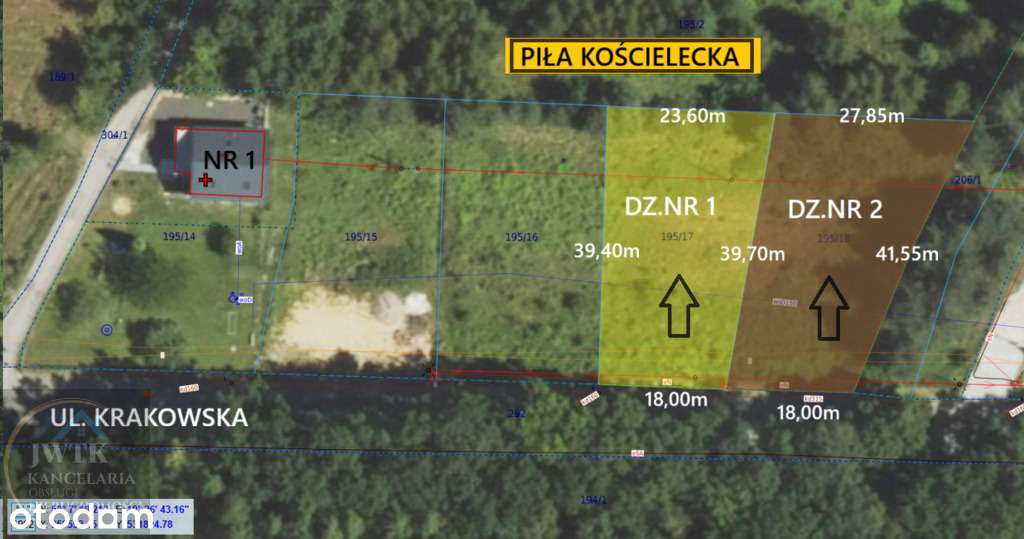 Działka mieszkaniowo - usługowa. Piła Kościelecka.-0