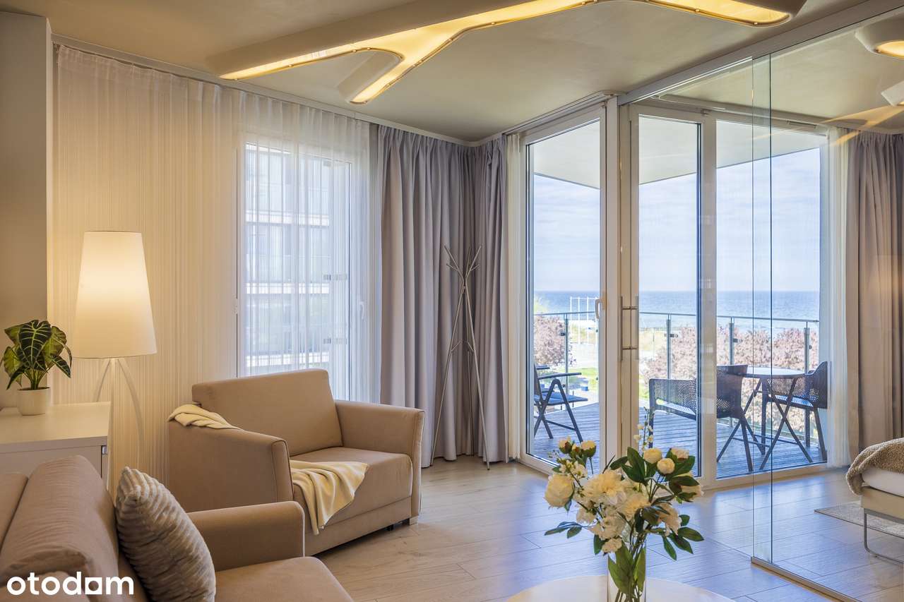 Apartament w Marine Hotel | Widok na morze | Garaż | Brak prowizji-0