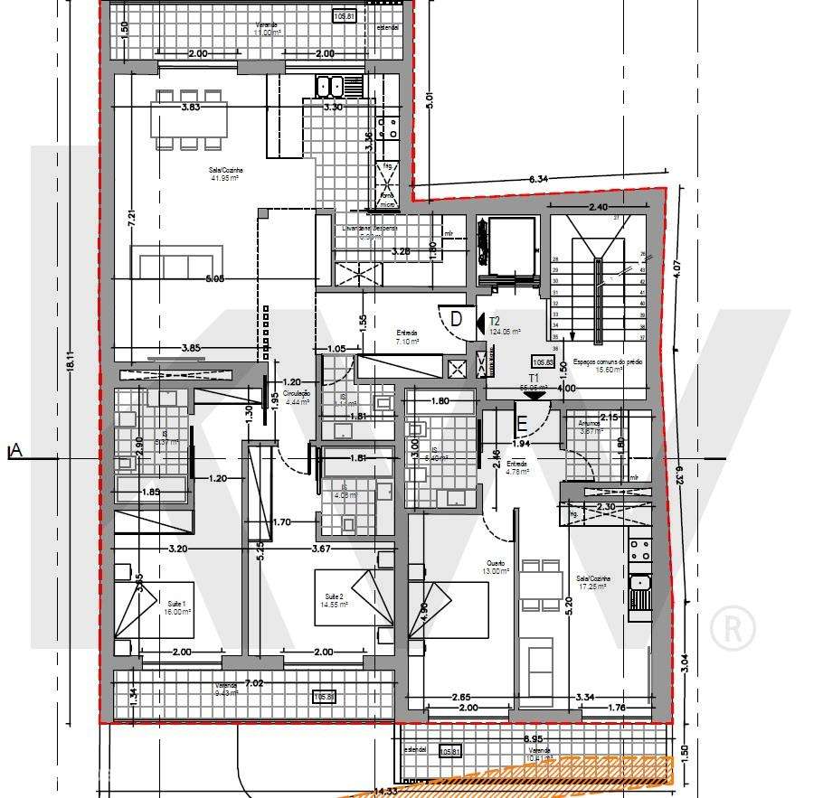 Terreno com projeto aprovado para 5 apartamentos - Livramento  Azueira-7
