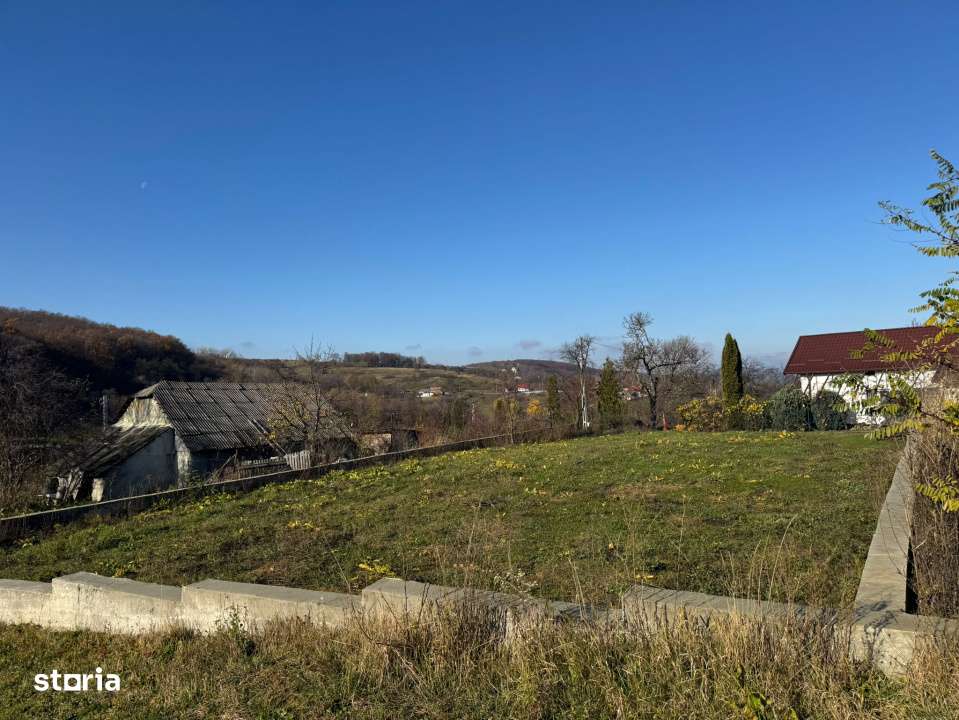 Vanzare  1400mp teren imprejmuit 2 loturi pt casa Adancata - sub padur-6