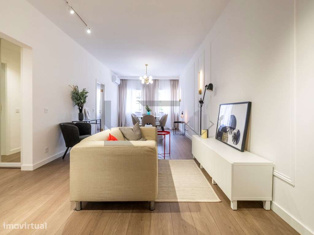 Fantástico Apartamento T2 Remodelado Junto ao Marquês de Pombal, Li... - Grande imagem: 4/20