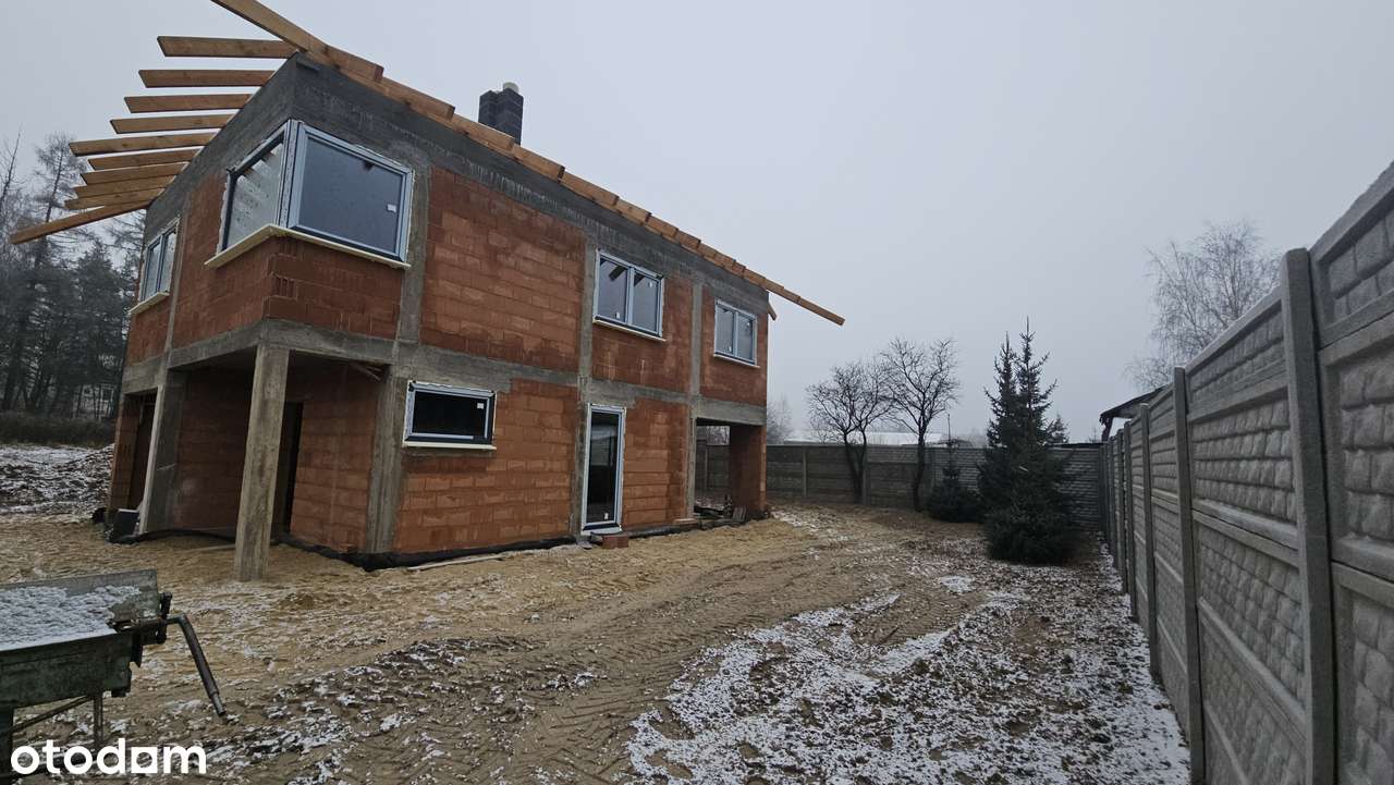 Dom piętrowy stan surowy zamknięty Nowosolna - Pełny obrazek: 2/13