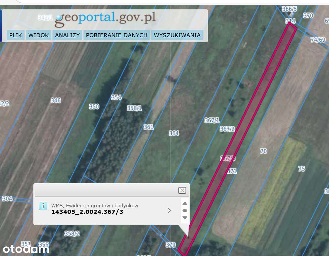 Sprzedam działkę budowlaną w miejscowości Wszebory gm. Wołomin-2