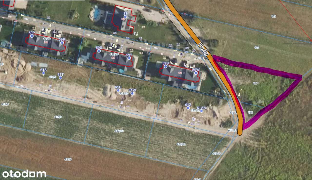 DZIAŁKA pod DOM Jednorodzinny lub Bliżniak-0