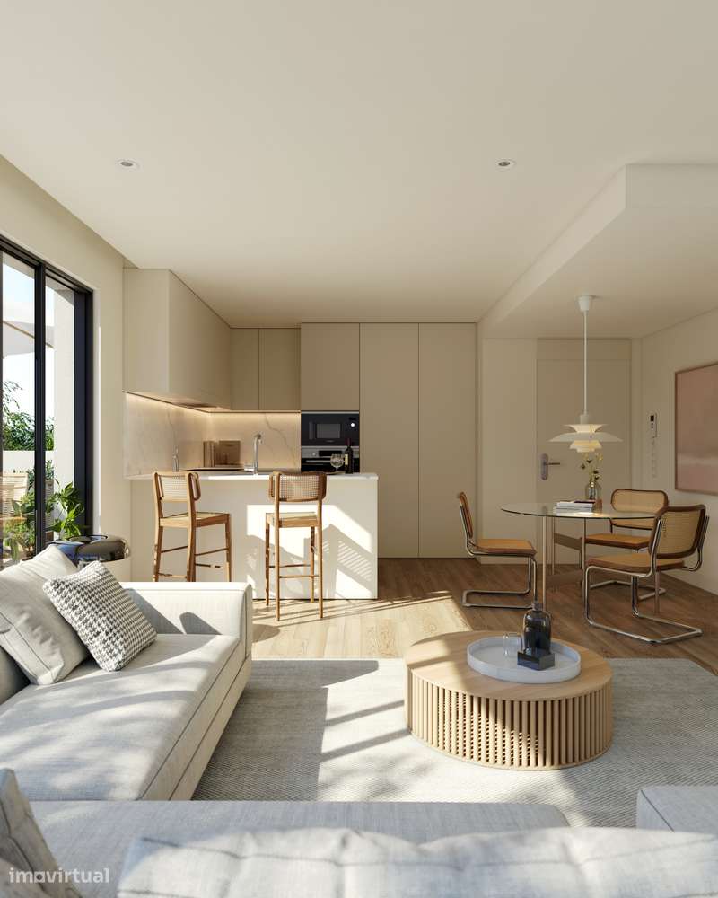 T1 Novo com Varanda (10,81m2) e 1 a 2 lugares de garagem (18,89m2)-15