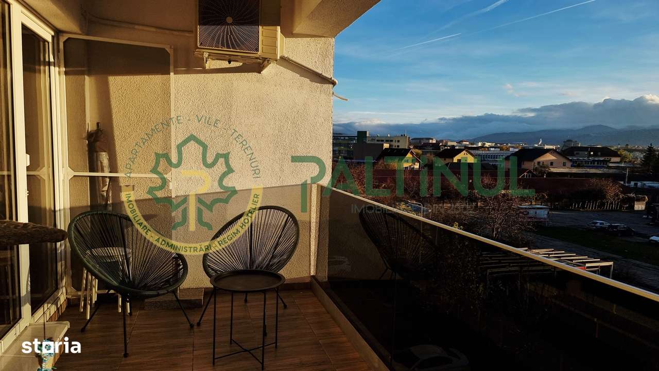 Apartament 3 camere de vânzare – etaj 3, mobilat, terasă cu priveliște-16