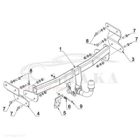 Hak Holowniczy Automat Do Kia Optima Sedan 2016-2020 - 3