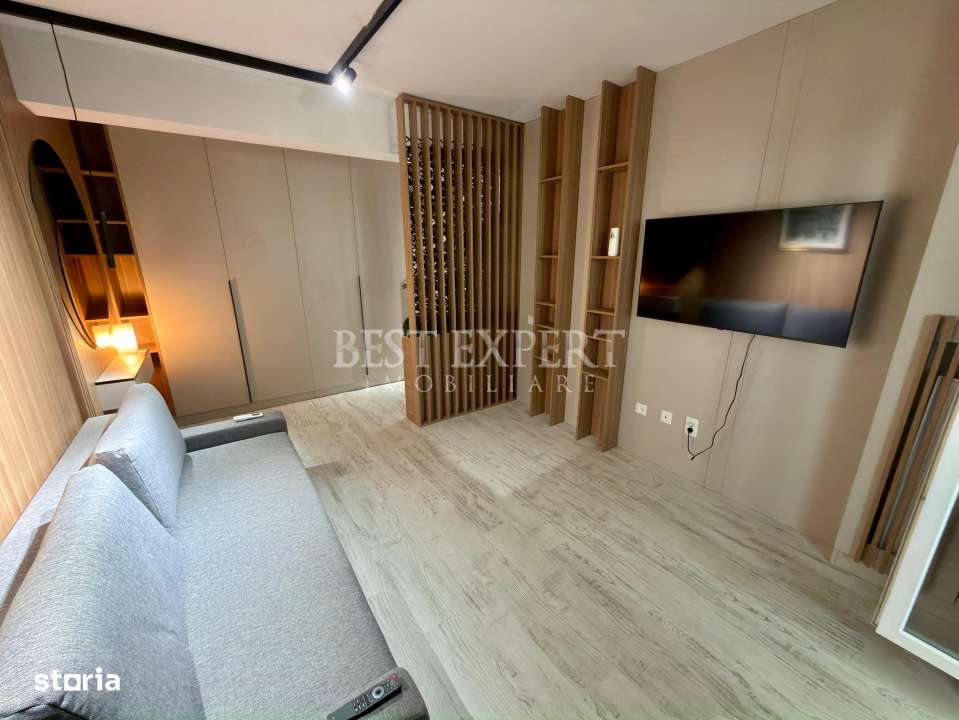 Studio premium, compartimentare inteligenta | Mobilat & utilat complet