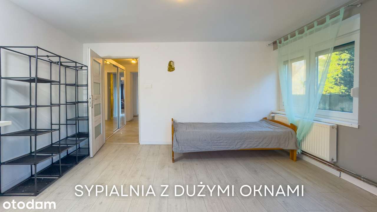 Wygodne mieszkanie na parterze z ogródkiem i garażem w Leśnej.-11