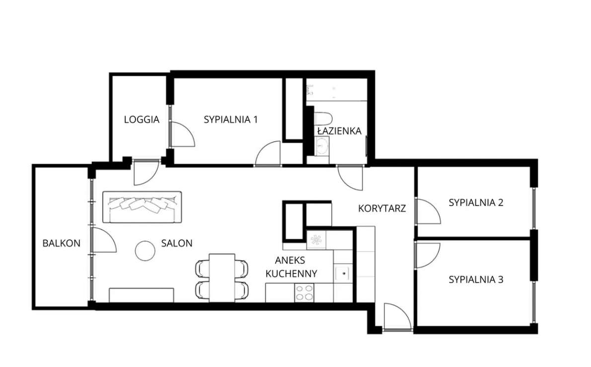 RODZINNE MIESZKANIE – światło i ZIELEŃ blisko lasu - Pełny obrazek: 2/19
