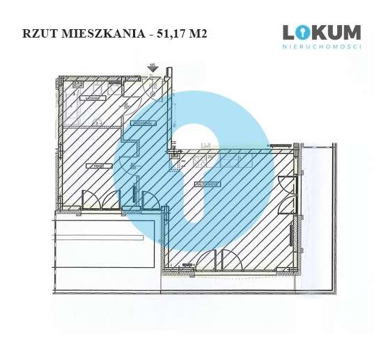 Mieszkanie 2 pokoje - 51.17 m2-12
