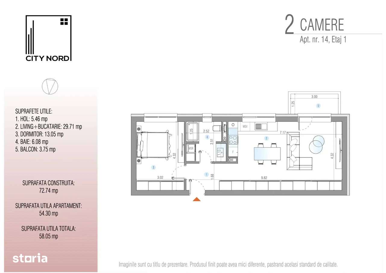 2 camere Premium- Confort și calitate în noul Boutique CITY NORD-4
