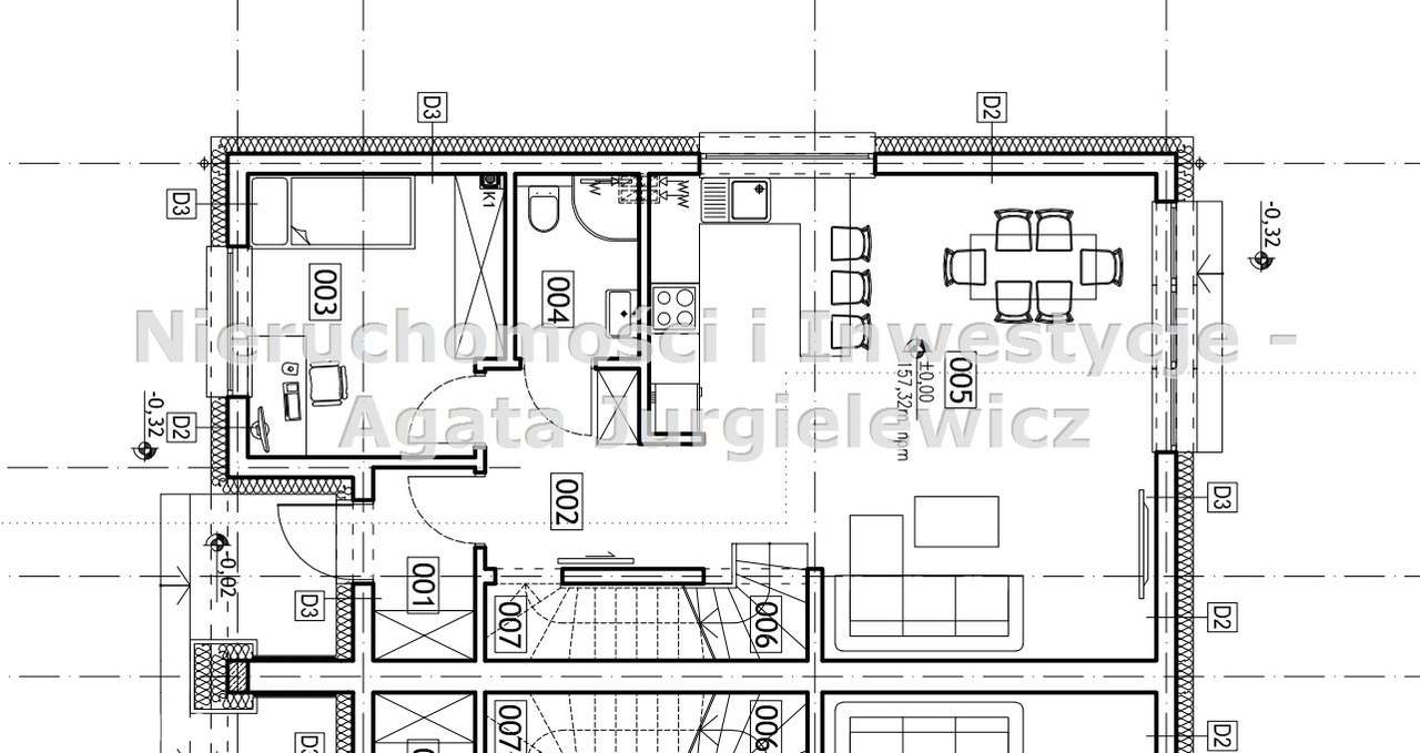 Szereg skrajny; Duża działka, Budynek z odbiorami-12