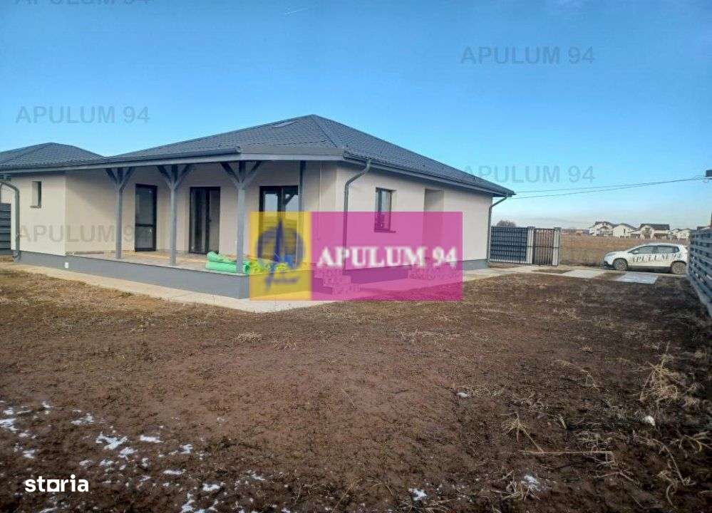 Săbăreni, casă nouă, 3 camere, 2 băi, terasă, CT, pivniță - Imagine principală: 2/8