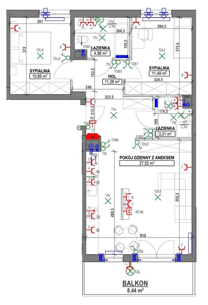 Trzypokojowe mieszkanie w nowym budownictwie - Pełny obrazek: 2/19