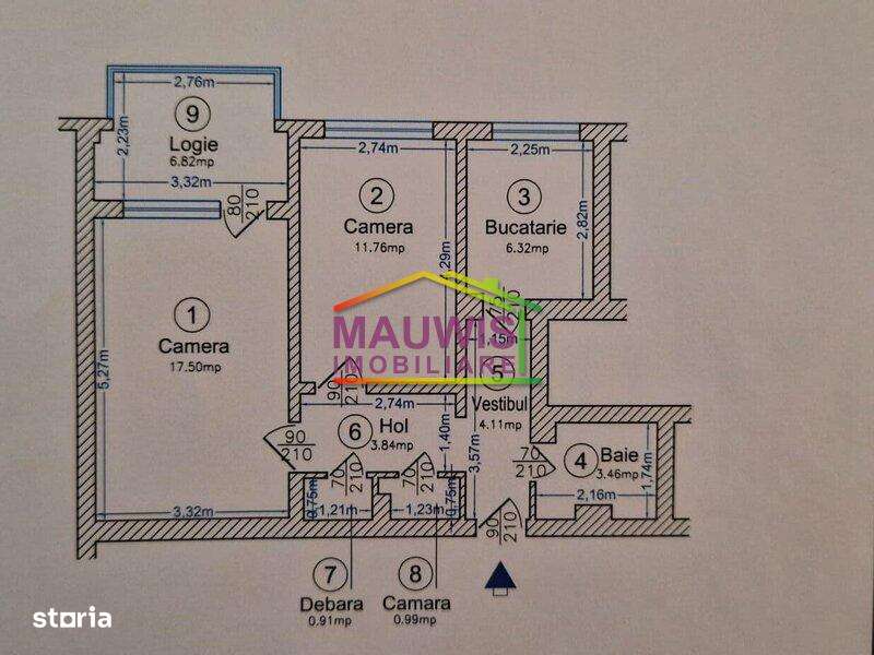 Vatra Luminoasa / langa Parcul Ciurea / et 3 decomandat/-2