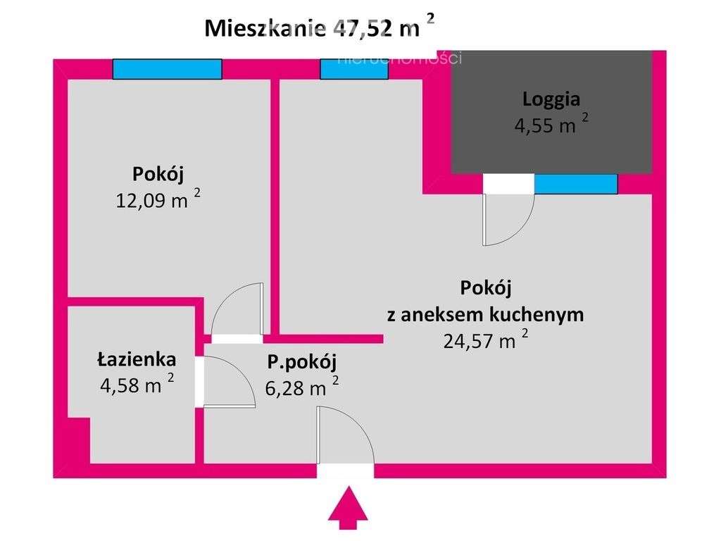 2 pokojowe z klimatyzacją w idealnym stanie - Pełny obrazek: 4/19