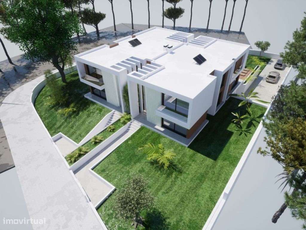 Moradia geminada T4+1 com vista sobre o Rio Sado em Tróia - Grande imagem: 4/46