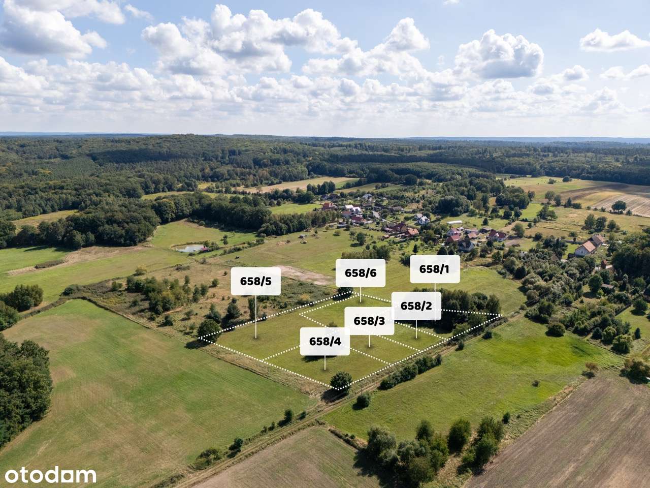 Duża działka w pięknej okolicy/ ponad 28ar - Pełny obrazek: 5/6