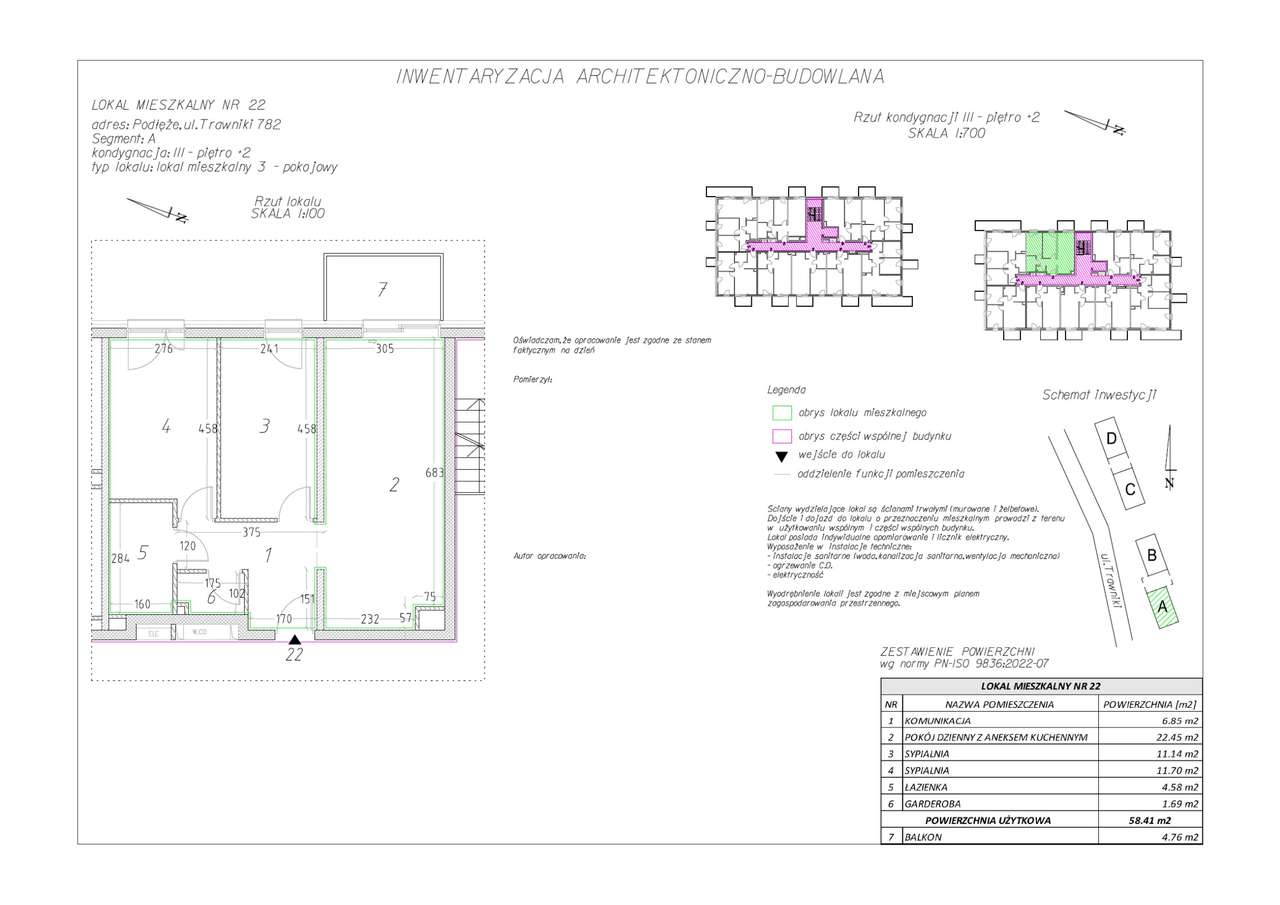 BrickHouse | mieszkanie 3-pok. | A22 - Pełny obrazek: 2/9