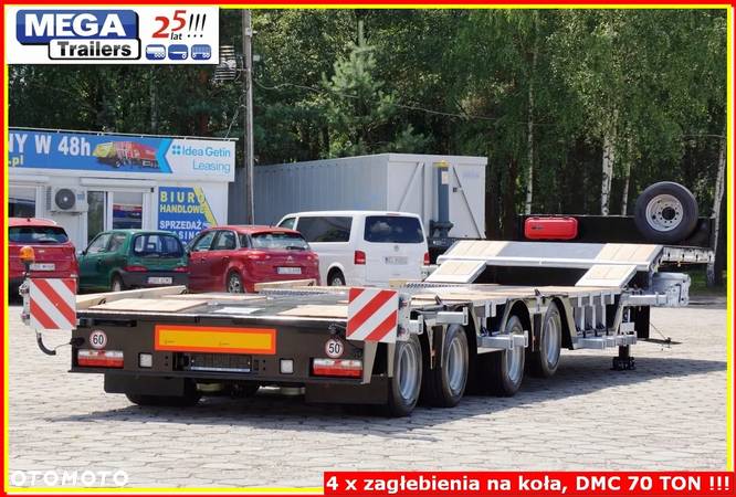 Inny Niskopodłogwa 4x zagłębiana MEGA Trailers, 4-osie, Ład. 58 TON ! - 14