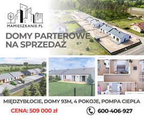 4 pokojowy dom parterowy+ogród, 93m2, Międzybłocie