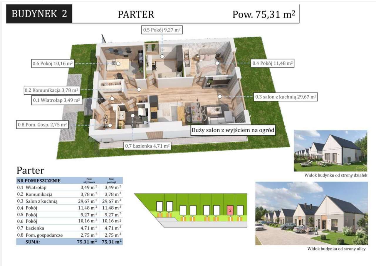 Wolnostojący, parterowy, duża działka, las.-6