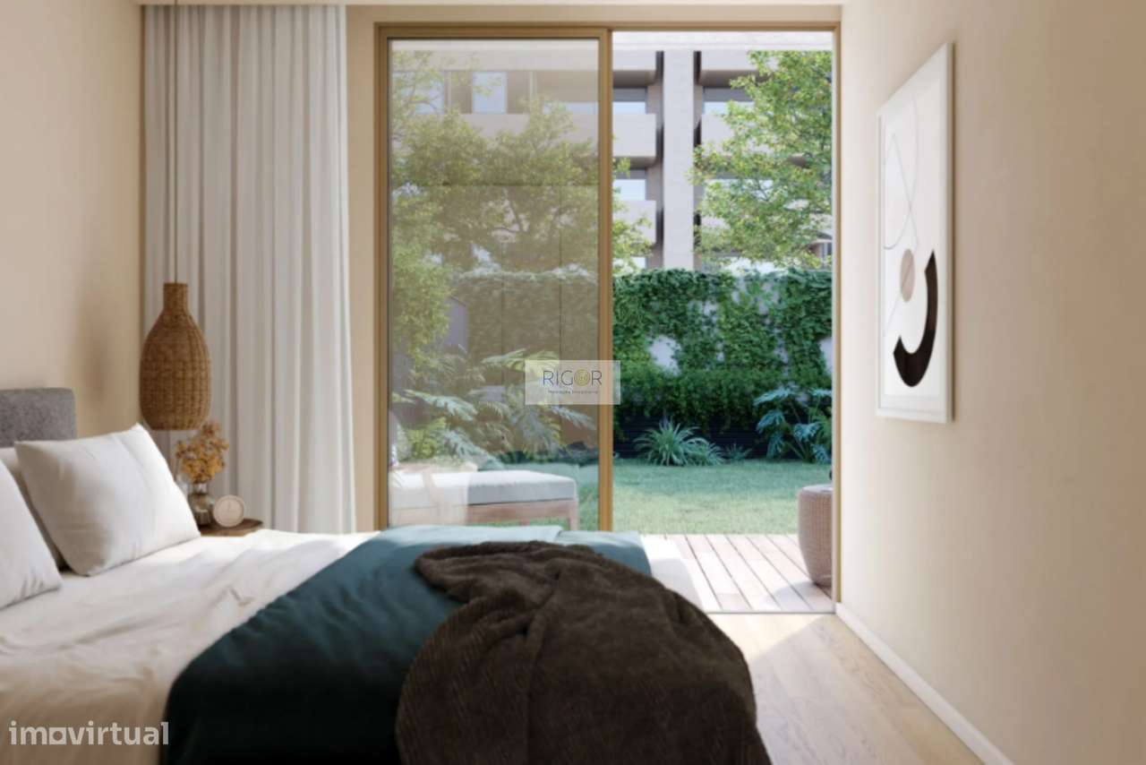 Apartamento T1 com jardim de a 300mts da praia de Matosinhos-6