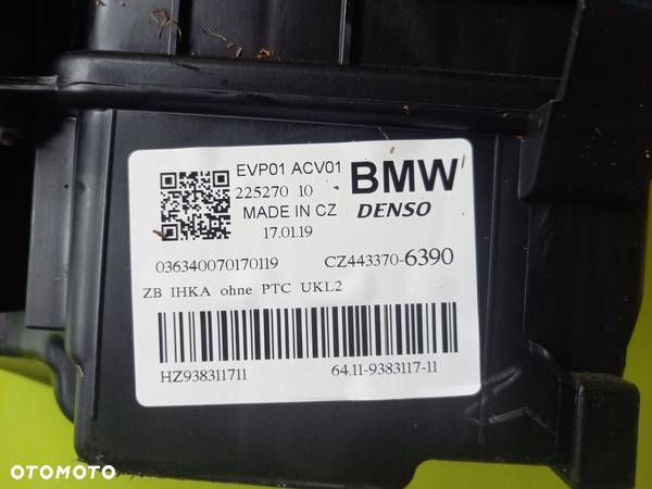 OBUDOWA NAGRZEWNICY NAGRZEWNICA WENTYLATOR USA BMW X1 F48 18R - 6