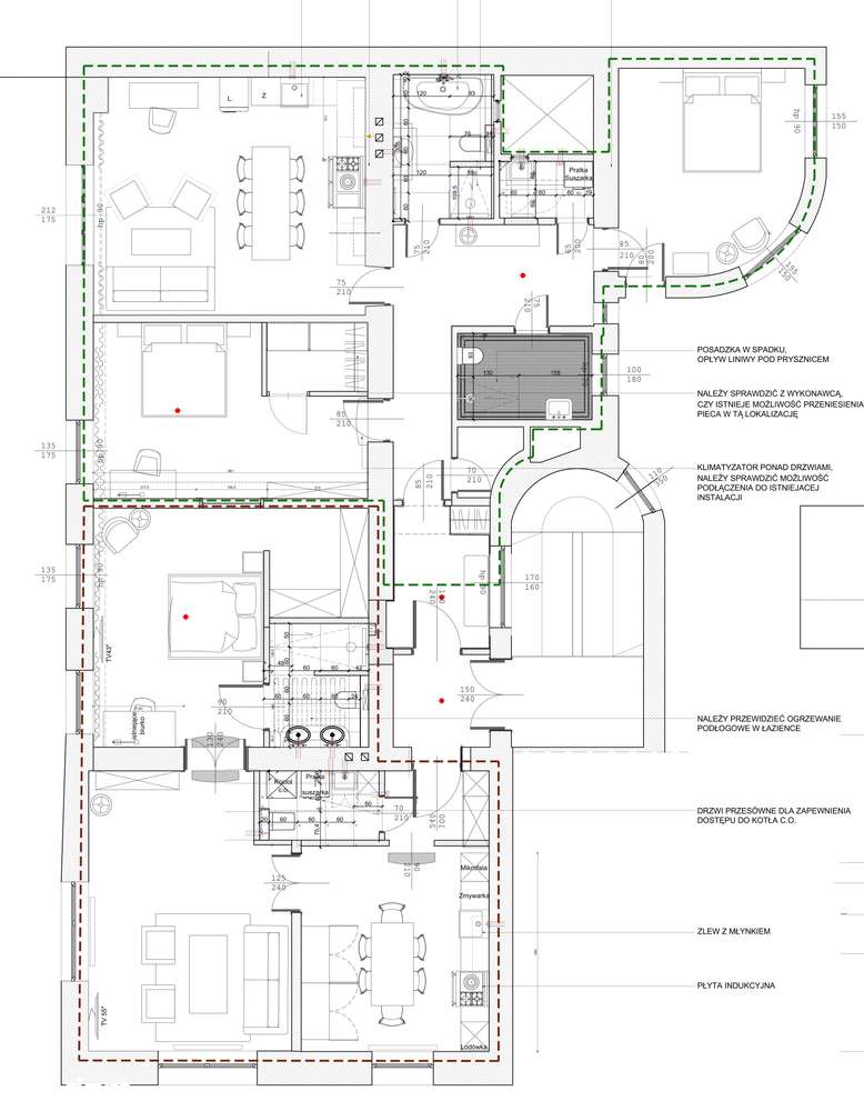 Luksusowy apartament 187 m² z widokiem kamienica z windą, św. Tomasza-19