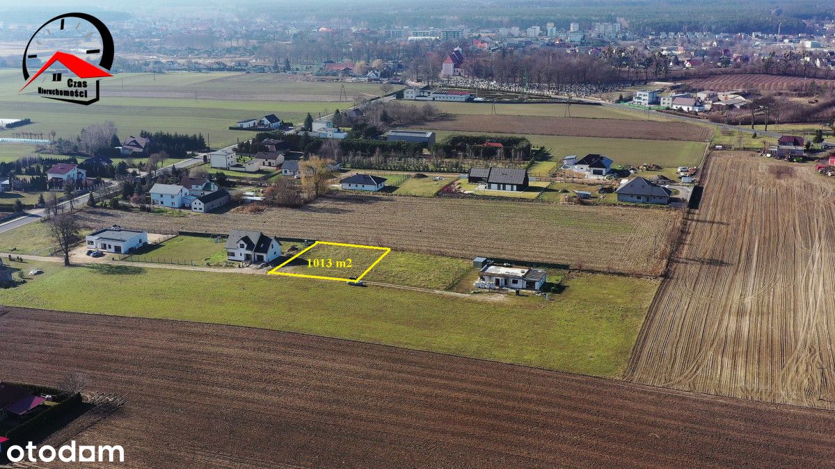 Działka budowna okolice Łabiszyna. Media w drodze.