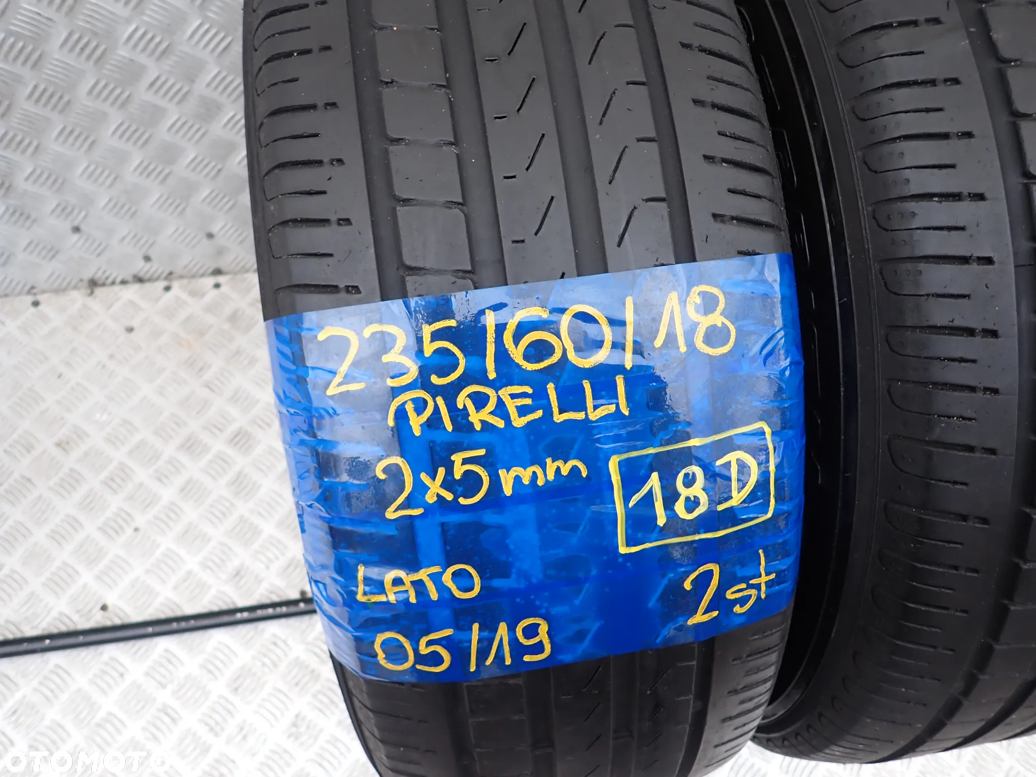 OPONY LETNIE PIRELLI  235/60/18  05/19 - 2