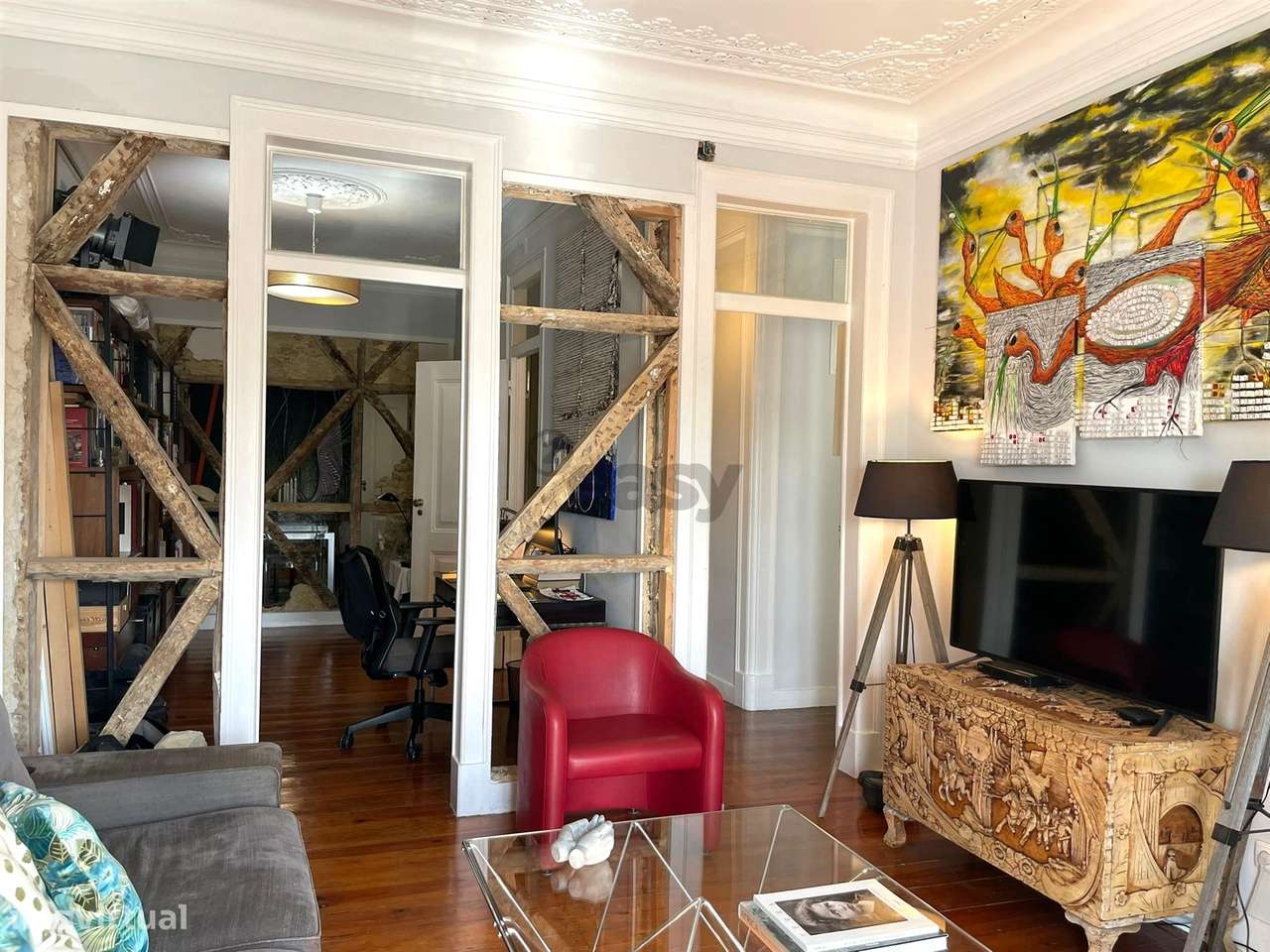 Na Av 24 de Julho, um Apartamento renovado e encantador no Centro de L - Grande imagem: 5/22