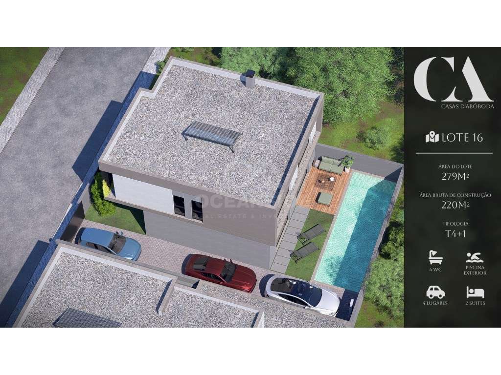 Terreno Urbano para Moradia T4+1 Nova com Piscina | Abóboda - Cascais-0