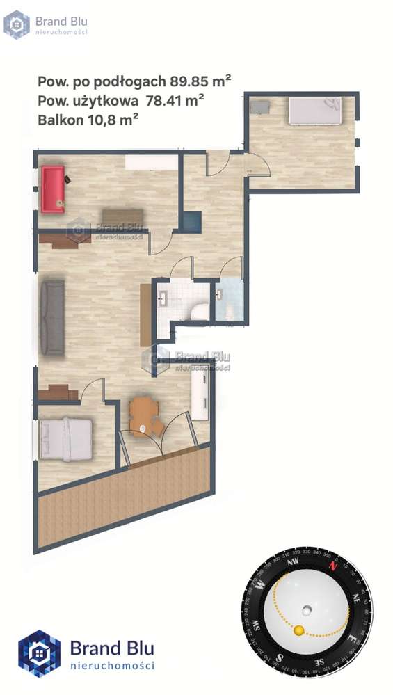 Słoneczne 4 pokojowe mieszkanie Siechnice-6