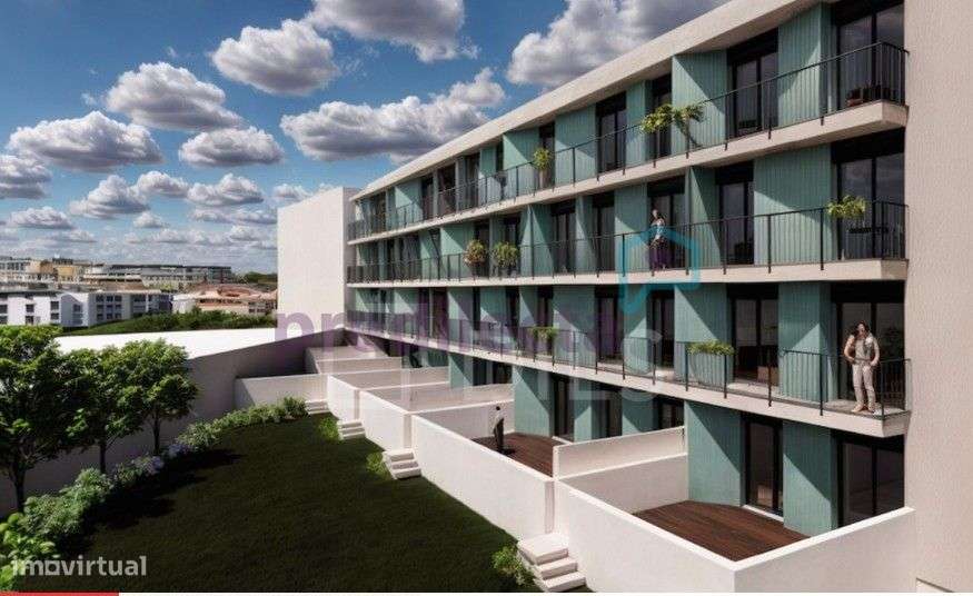 T0 c/Terraço - Em Const. – Ao Pólo Universitário da Asprela-REF#4078-10