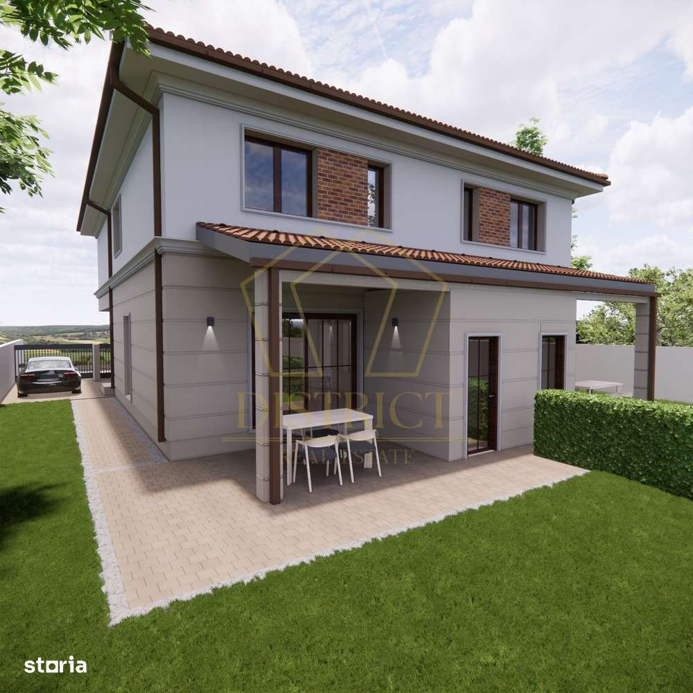 Duplex modern cu 5 camere despartit prin camera tehnica I Mosnita Noua - Imagine principală: 2/7