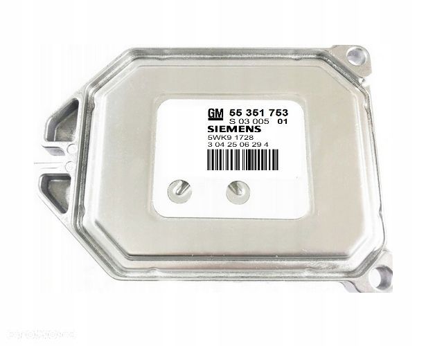 KOMPUTER ECU OPEL VECTRA Z18XE 1.8 55351753 5WK91728 CZYSTY - 1