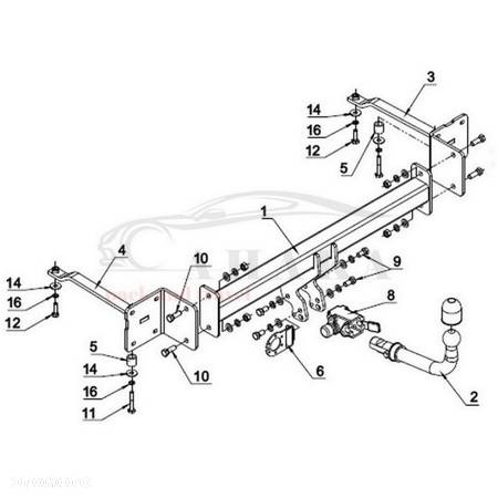 Hak Holowniczy Automat Do Fiat Croma 2005-2011 - 3