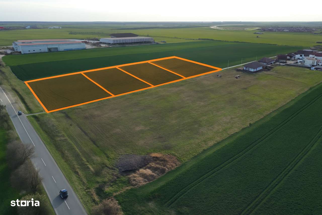 Sanandrei - Loturi Industrial: 2000-3000 mp - P.U.Z. - utilit.complete - Imagine principală: 1/2