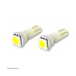 Set 2 becuri auto Carguard 12V 0.25W T5 W2x4.6d cu 1 led, alb - 1