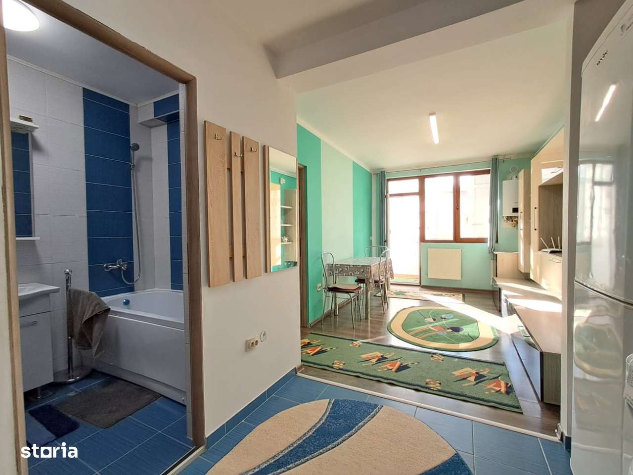 Apartament 2 camere 37 mp, bacon inchis, parcare Floresti-4