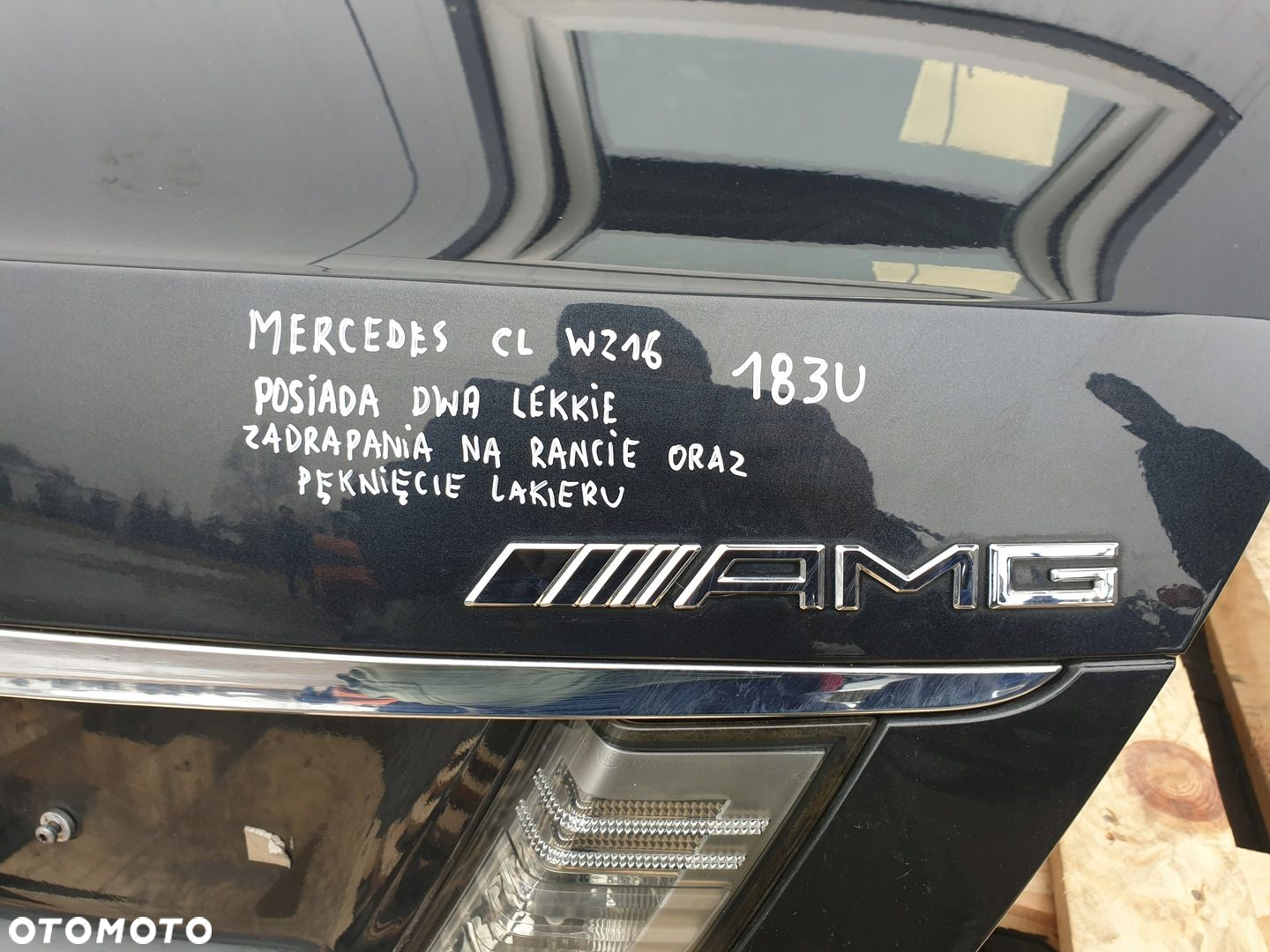 Mercedes CL W216 LIFT FL TYLNA KLAPA BAGAŻNIKA TYŁ - 10