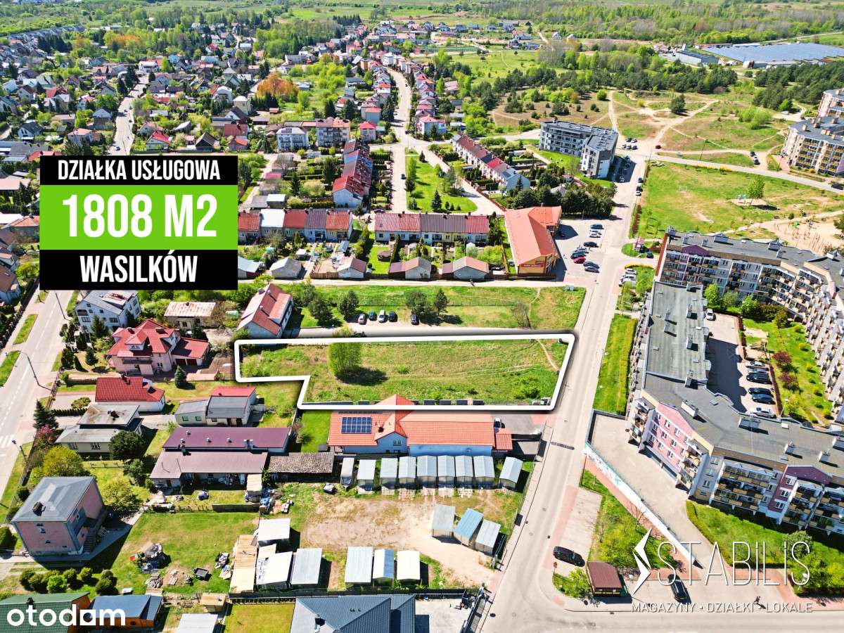 Działka pod Handel/usługi w Centrum Wasilkowa-3