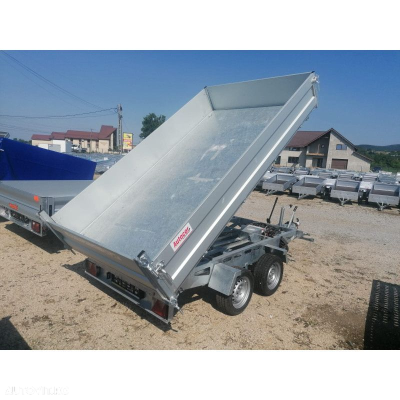 Autocar Remorca basculabila electrohidraulic cu rampe, transport utilaje - 3