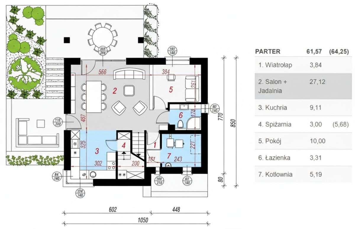 Nowy dom wolnostojący Kłaj, pow. 130m2-18