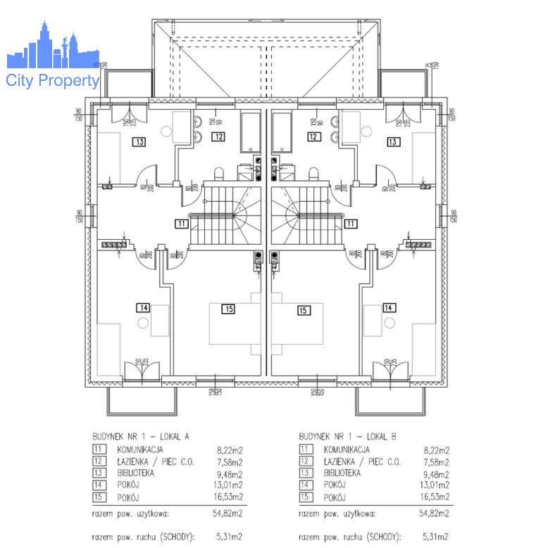 [Wideo] Bliźniak z garażem i poddaszem-17