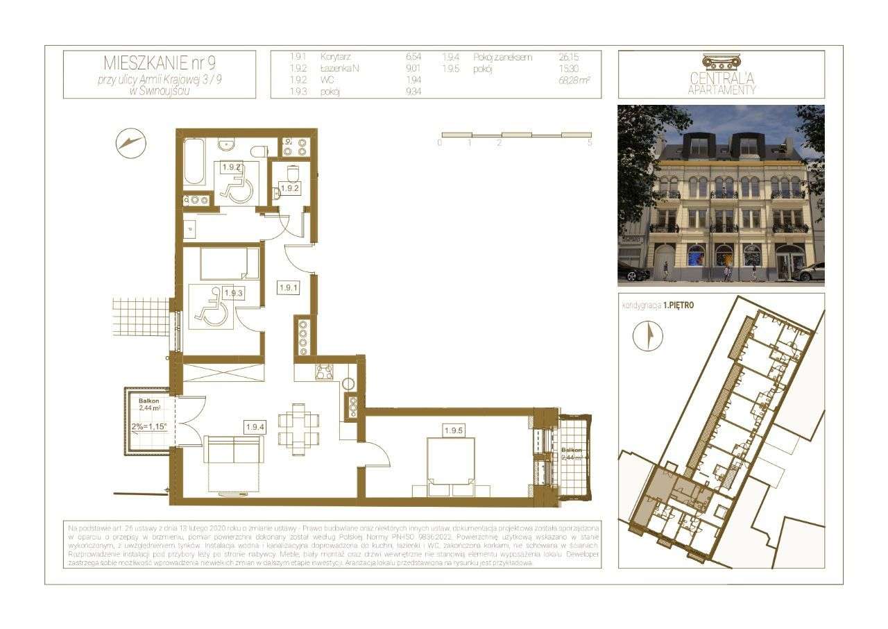 NOWE!! 3 pokoje z widokiem na PORT! - Pełny obrazek: 3/3